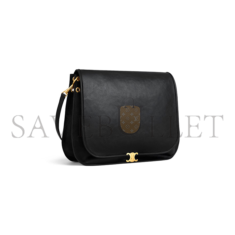 CELINE SOFT TRIOMPHE BESACE IN SUPPLE SHINY LAMBSKIN 123632T88.38NO (34*25*13cm) CELINE SOFT TRIOMPHE BESACE IN SUPPLE SHINY LAMBSKIN 123632T88.38NO (34*25*13cm)